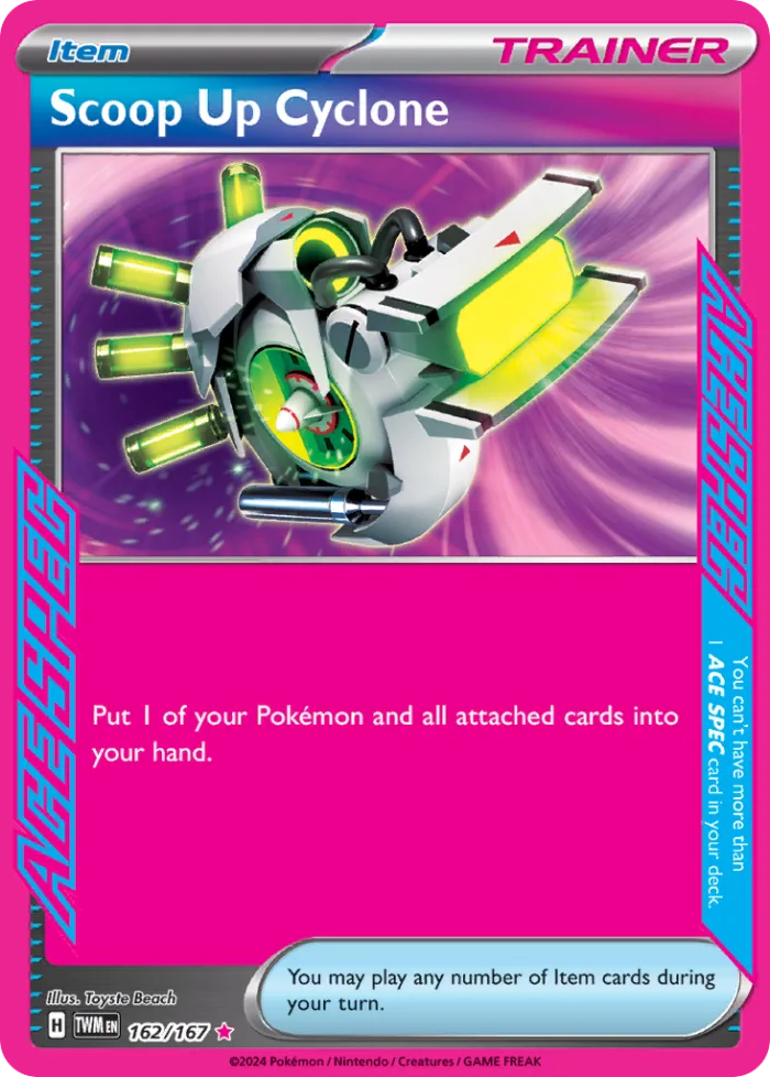 Scoop Up Cyclone #162 Twilight Masquerade Pokemon card