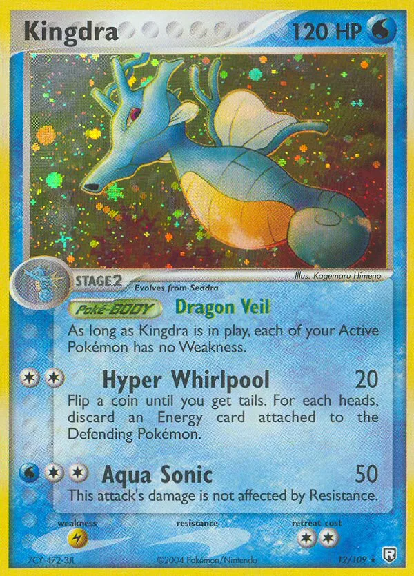Kingdra #12 EX Team Rocket Returns Pokemon card