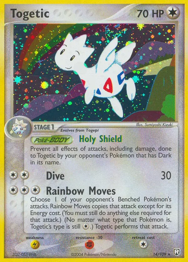 Togetic #14 EX Team Rocket Returns Pokemon card