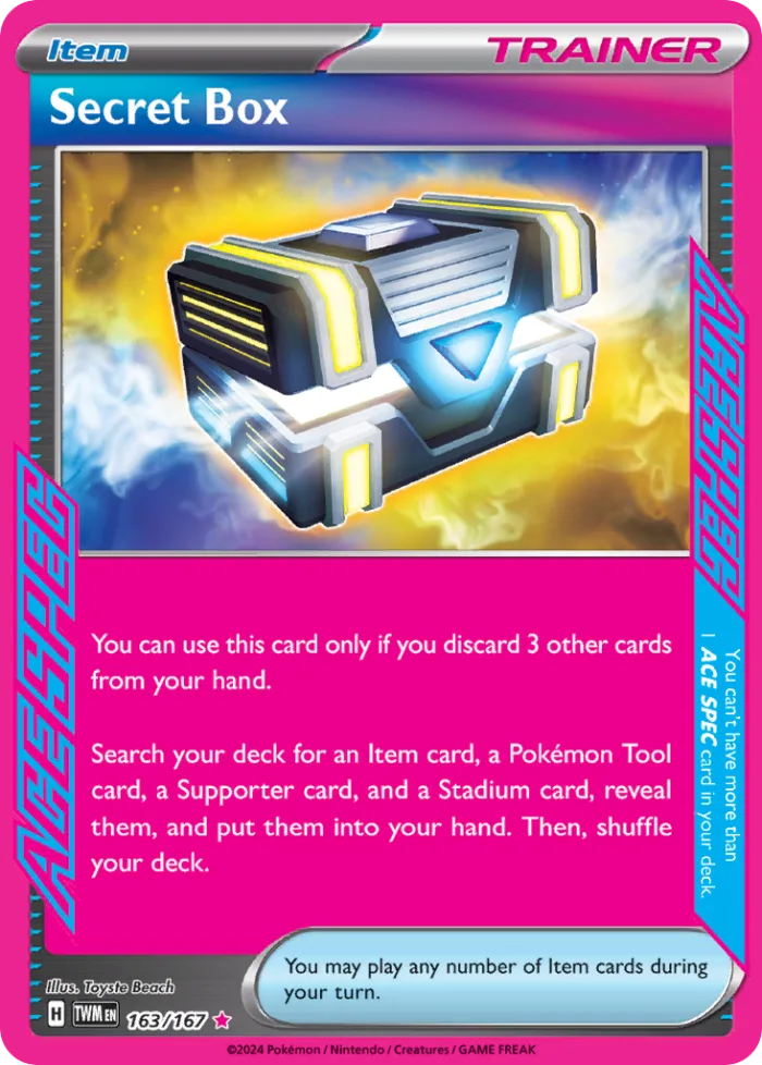 Secret Box #163 Twilight Masquerade Pokemon card