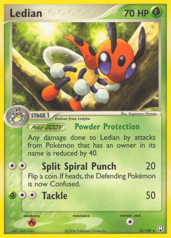 Ledian #23 EX Team Rocket Returns Pokemon card