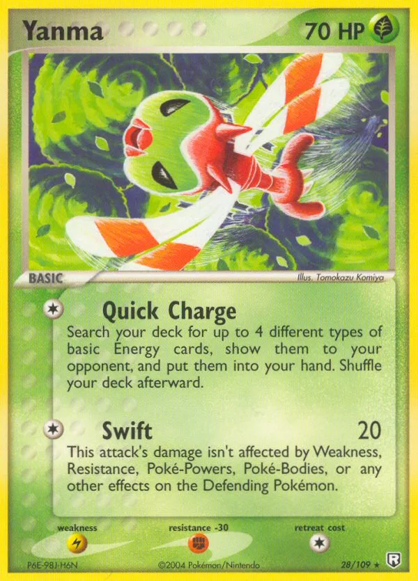 Yanma #28 EX Team Rocket Returns Pokemon card