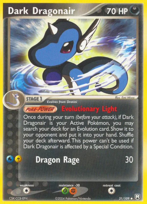 Dark Dragonair #31 EX Team Rocket Returns Pokemon card