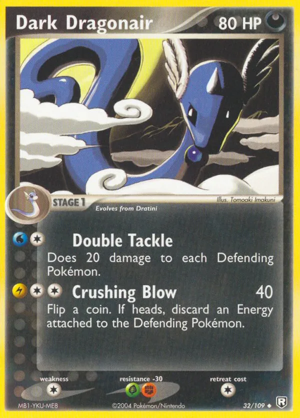 Dark Dragonair #32 EX Team Rocket Returns Pokemon card