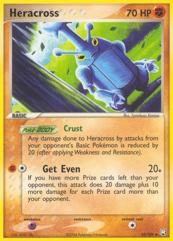 Heracross #43 EX Team Rocket Returns Pokemon card