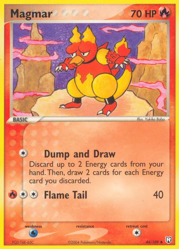 Magmar #44 EX Team Rocket Returns Pokemon card