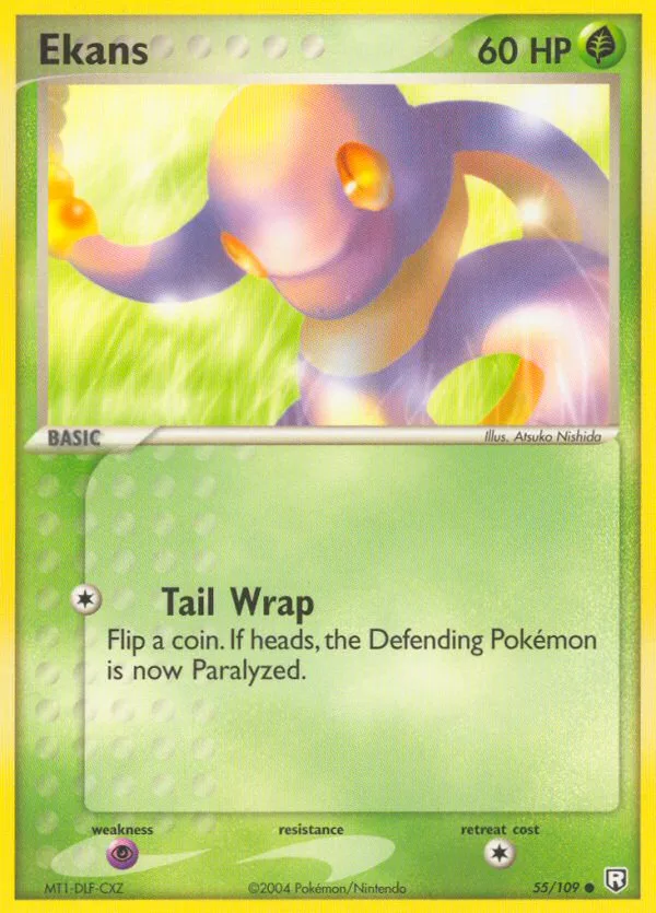 Ekans #55 EX Team Rocket Returns Pokemon card