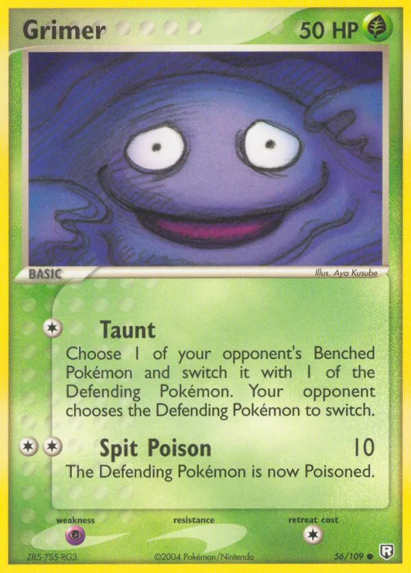 Grimer EX Team Rocket Returns card