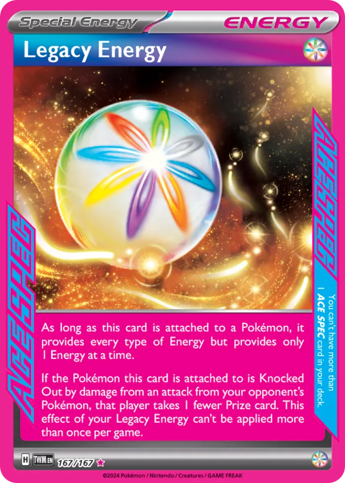 Legacy Energy #167 Twilight Masquerade Pokemon card