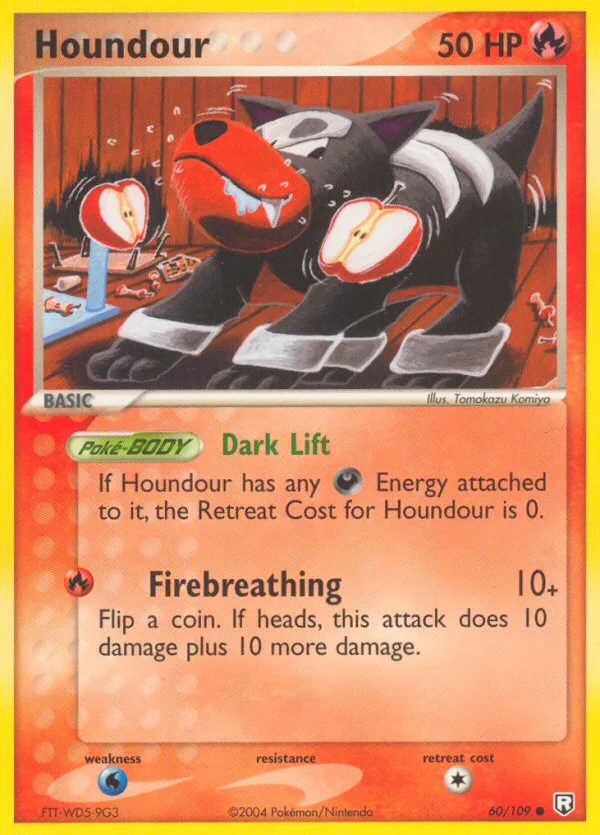 Houndour #60 EX Team Rocket Returns Pokemon card