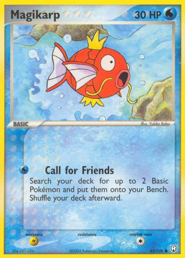 Magikarp #65 EX Team Rocket Returns Pokemon card