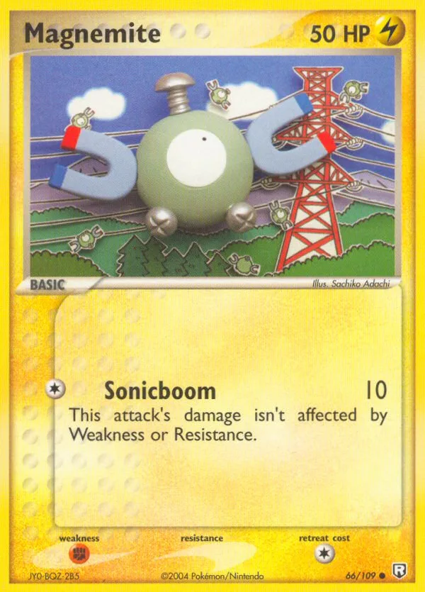 Magnemite EX Team Rocket Returns card