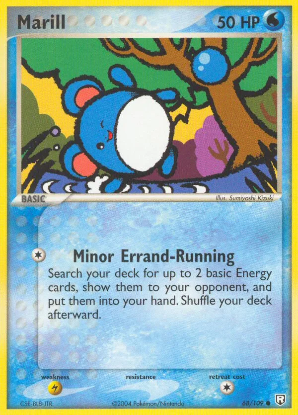 Marill #68 EX Team Rocket Returns Pokemon card