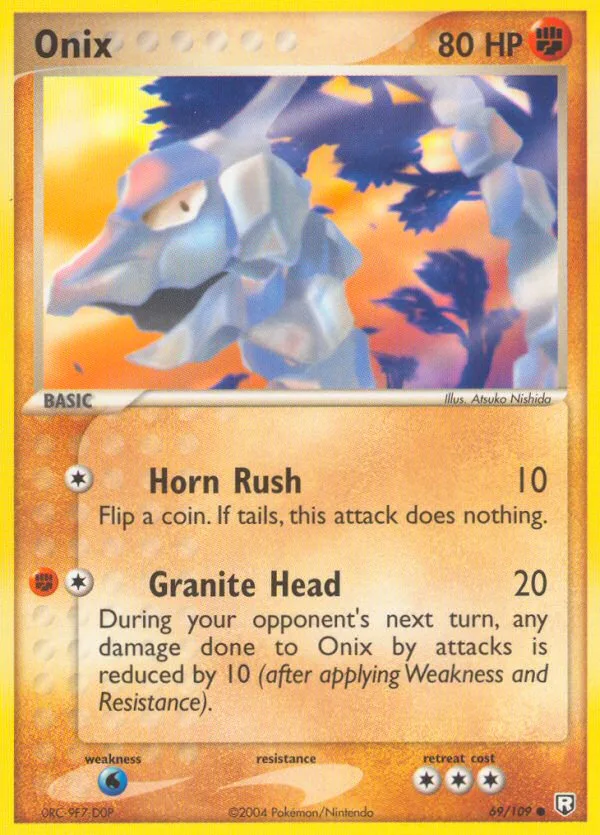 Onix EX Team Rocket Returns card