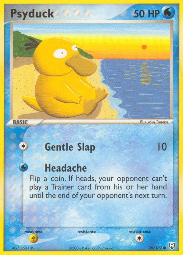 Psyduck #70 EX Team Rocket Returns Pokemon card