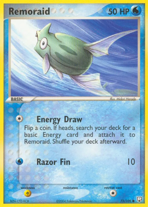 Remoraid #73 EX Team Rocket Returns Pokemon card