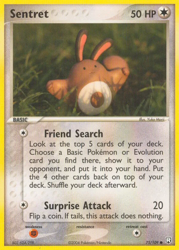 Sentret #75 EX Team Rocket Returns Pokemon card
