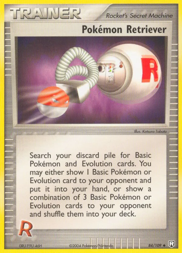 Pokémon Retriever #84 EX Team Rocket Returns Pokemon card