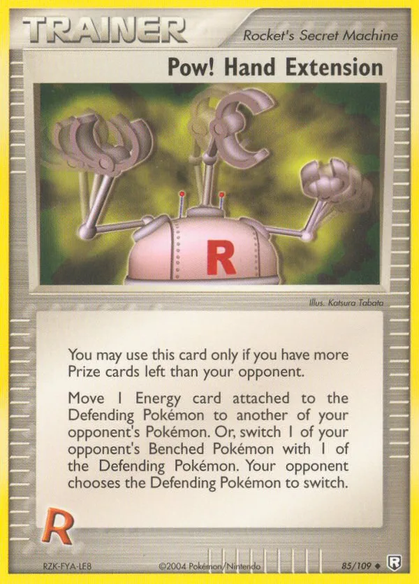 Pow! Hand Extension #85 EX Team Rocket Returns Pokemon card