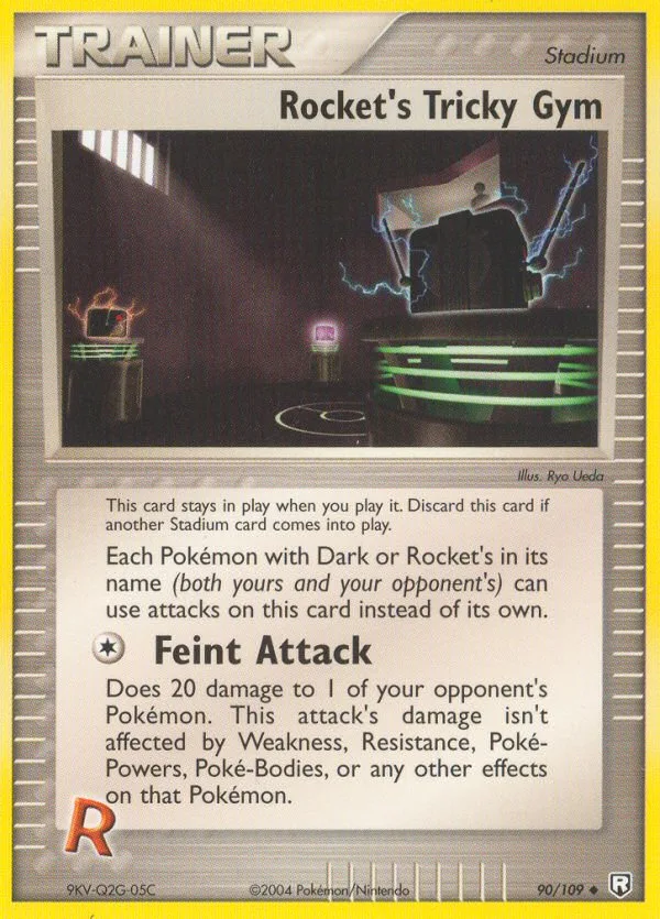 Rocket's Tricky Gym #90 EX Team Rocket Returns Pokemon card
