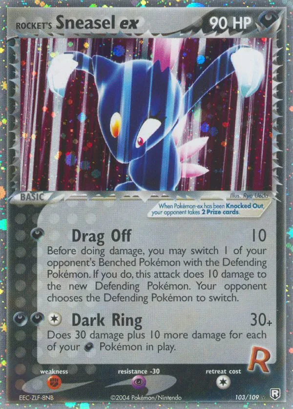 Rocket's Sneasel ex #103 EX Team Rocket Returns Pokemon card