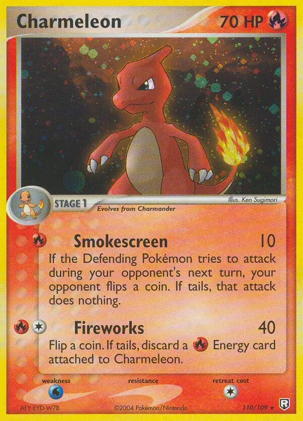 Charmeleon #110 EX Team Rocket Returns Pokemon card