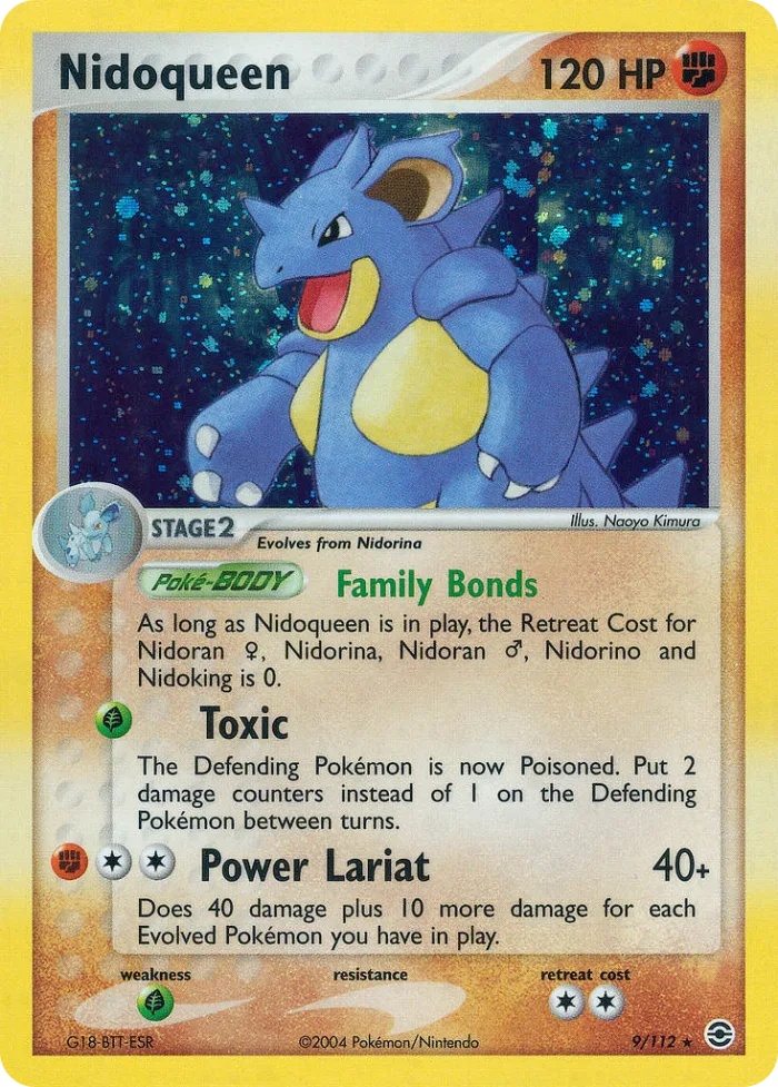Nidoqueen #9 EX FireRed & LeafGreen Pokemon card