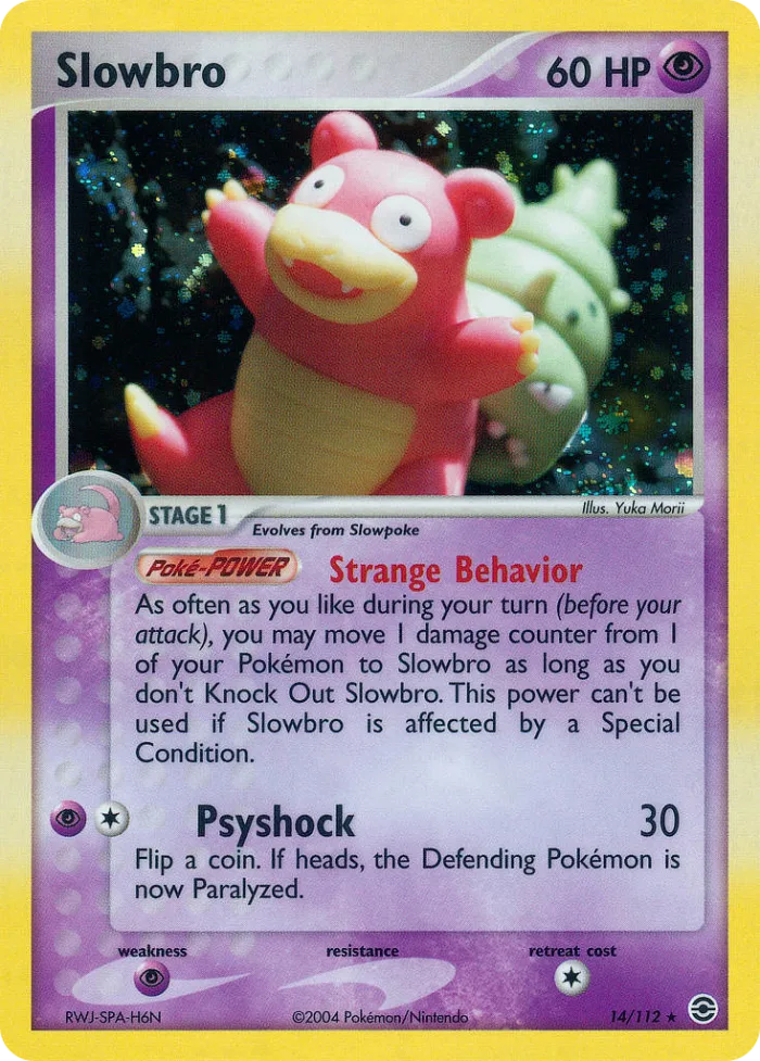 Slowbro #14 EX FireRed & LeafGreen Pokemon card