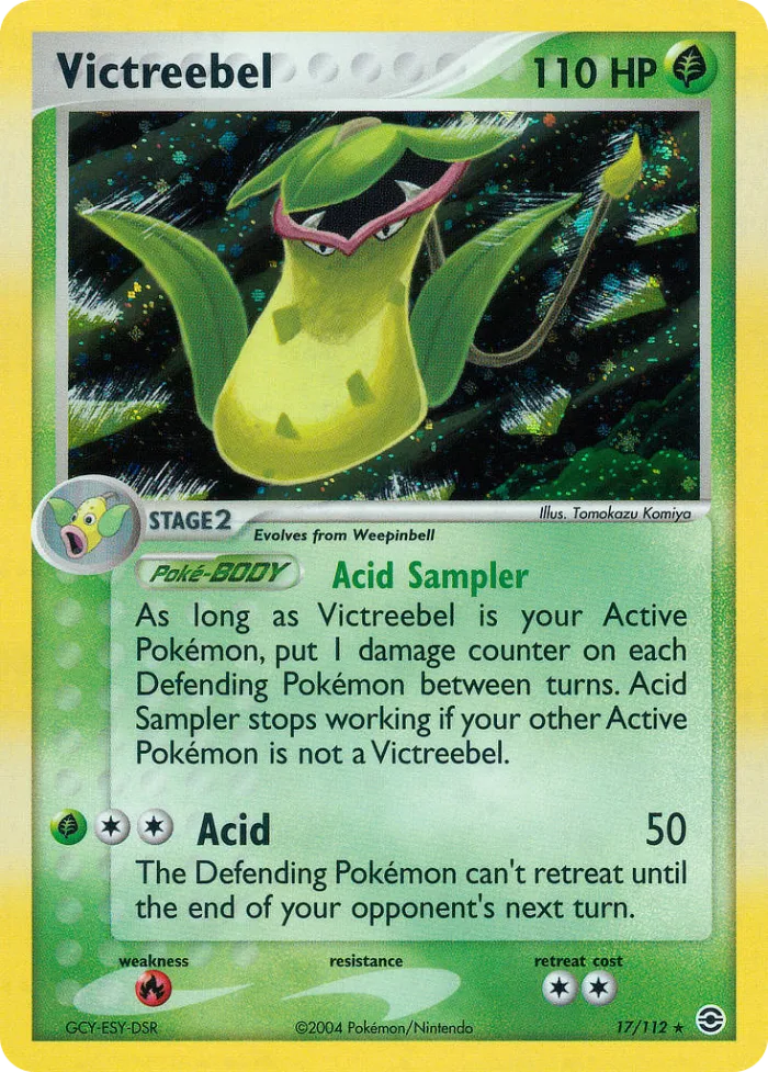 Victreebel #17 EX FireRed & LeafGreen Pokemon card