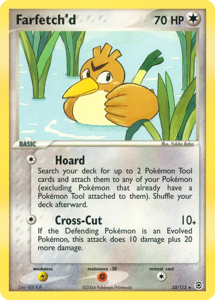 Farfetch'd EX FireRed & LeafGreen card