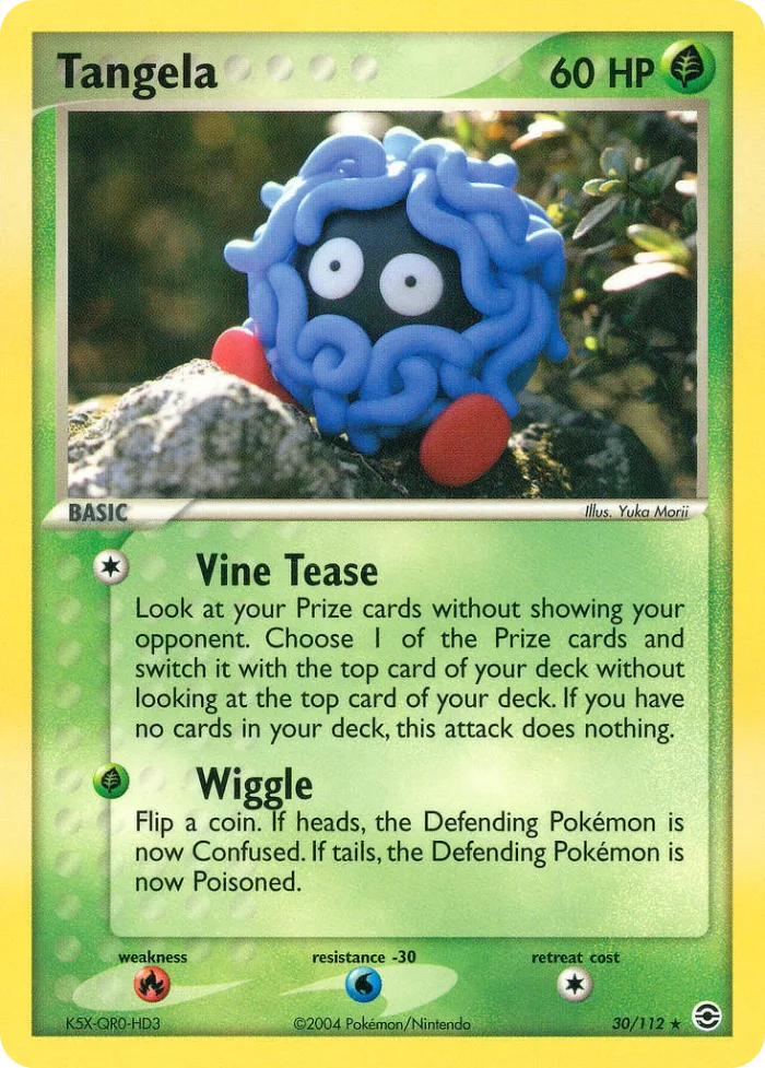 Tangela #30 EX FireRed & LeafGreen Pokemon card