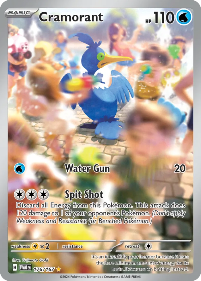 Cramorant #176 Twilight Masquerade Pokemon card