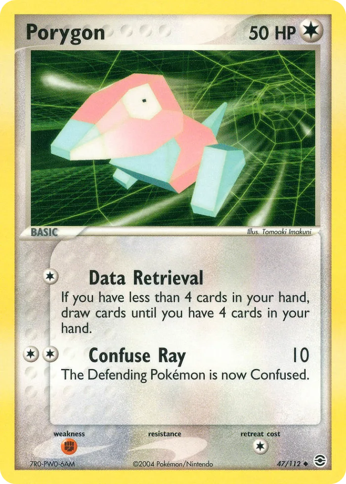 Porygon #47 EX FireRed & LeafGreen Pokemon card