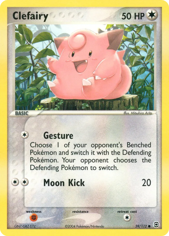 Clefairy EX FireRed & LeafGreen card