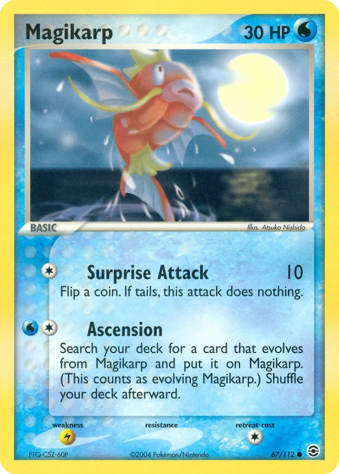 Magikarp #67 EX FireRed & LeafGreen Pokemon card