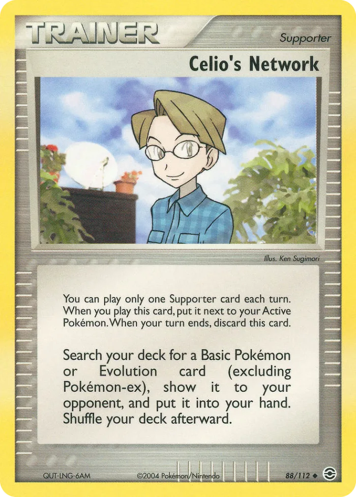 Celio's Network #88 EX FireRed & LeafGreen Pokemon card