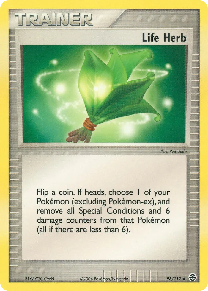 Life Herb #93 EX FireRed & LeafGreen Pokemon card
