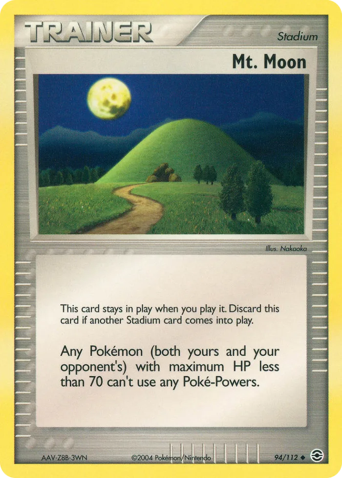 Mt. Moon EX FireRed & LeafGreen card