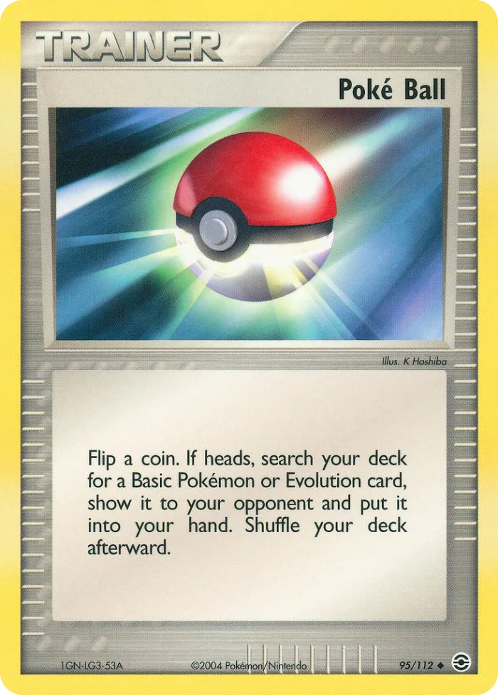 Poké Ball #95 EX FireRed & LeafGreen Pokemon card