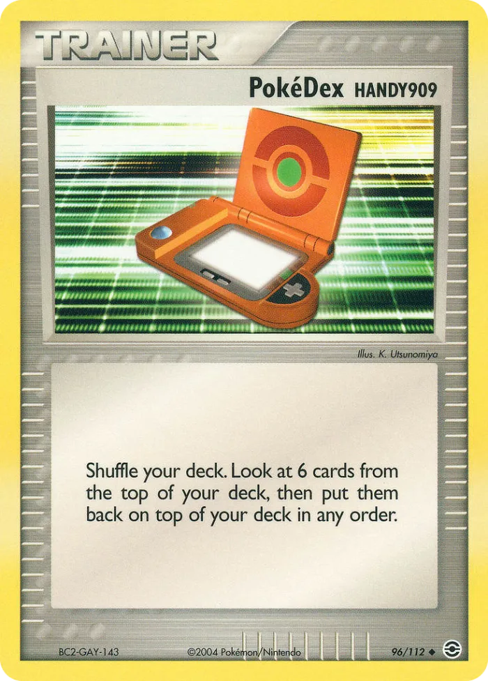 PokéDex HANDY909 #FL 96 EX FireRed & LeafGreen Pokemon card