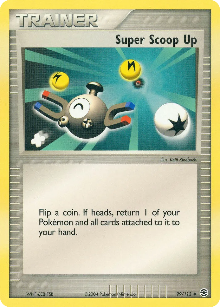 Super Scoop Up #99 EX FireRed & LeafGreen Pokemon card