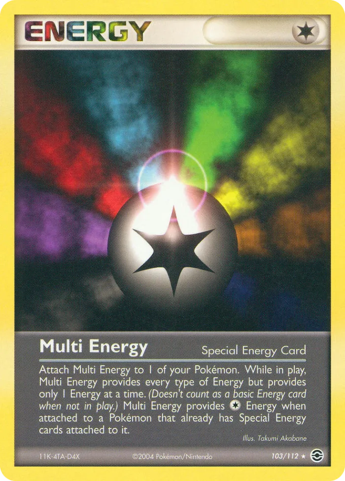 Multi Energy #103 EX FireRed & LeafGreen Pokemon card