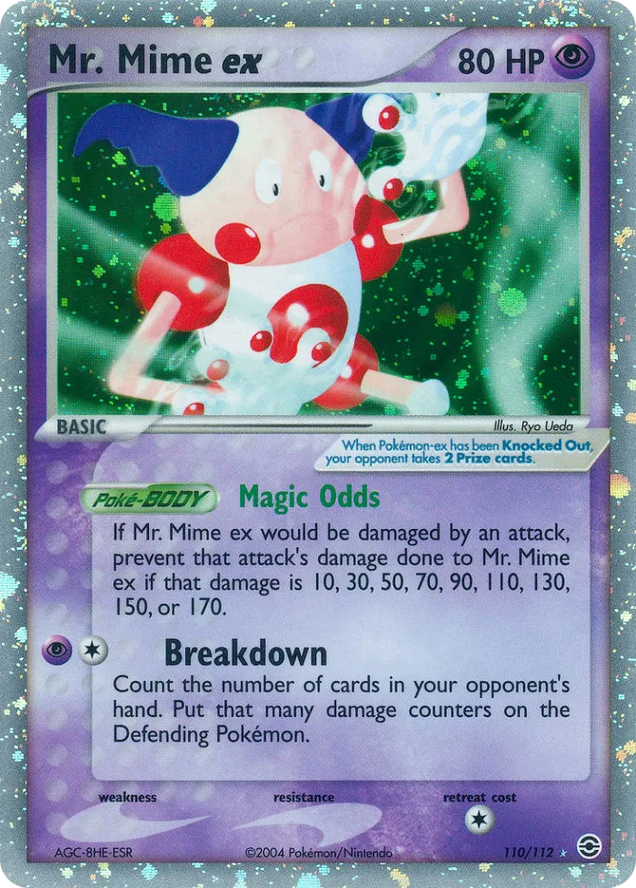 Mr. Mime ex #110 EX FireRed & LeafGreen Pokemon card