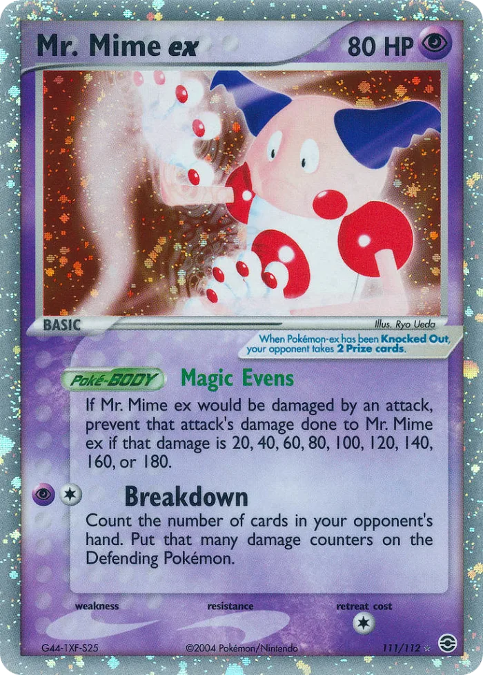 Mr. Mime ex #111 EX FireRed & LeafGreen Pokemon card