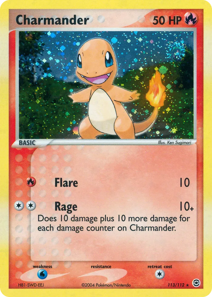 Charmander #113 EX FireRed & LeafGreen Pokemon card
