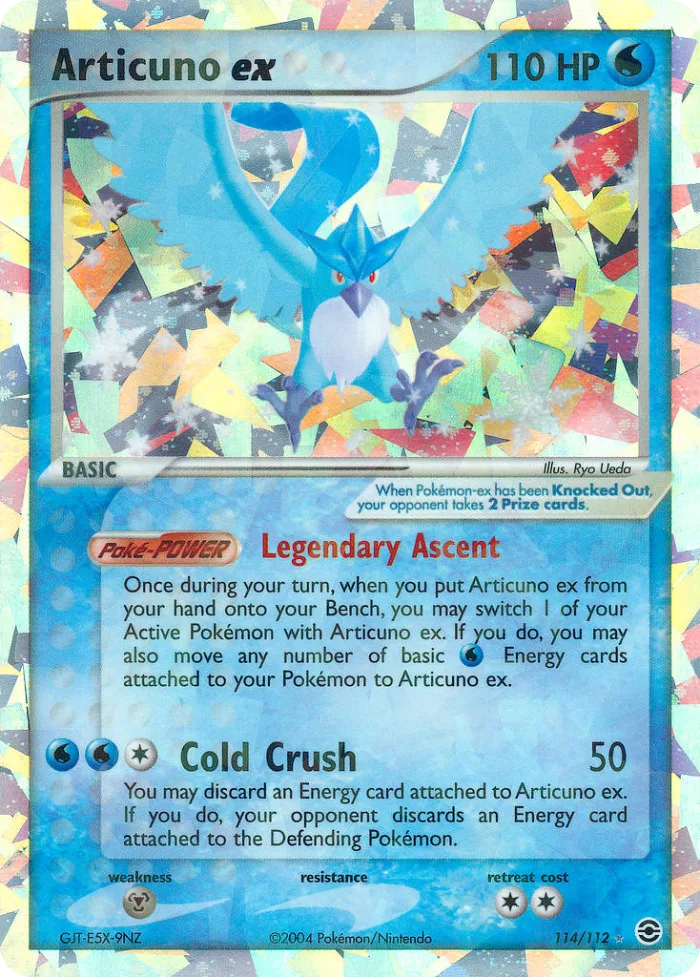 Articuno ex #114 EX FireRed & LeafGreen Pokemon card