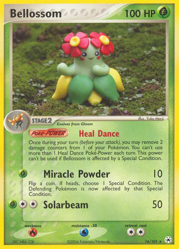 Bellossom #16 EX Hidden Legends Pokemon card
