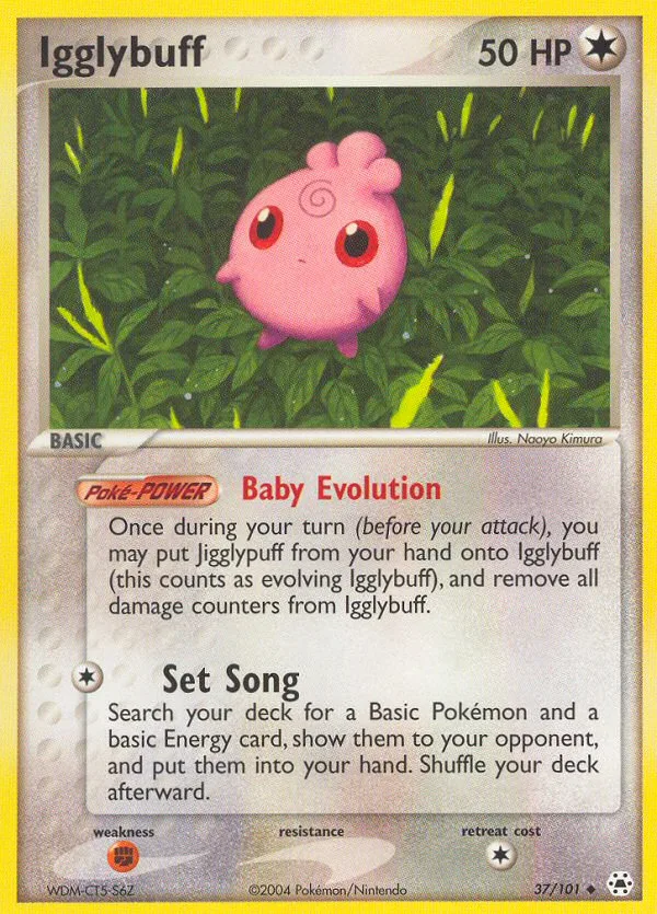 Igglybuff EX Hidden Legends card
