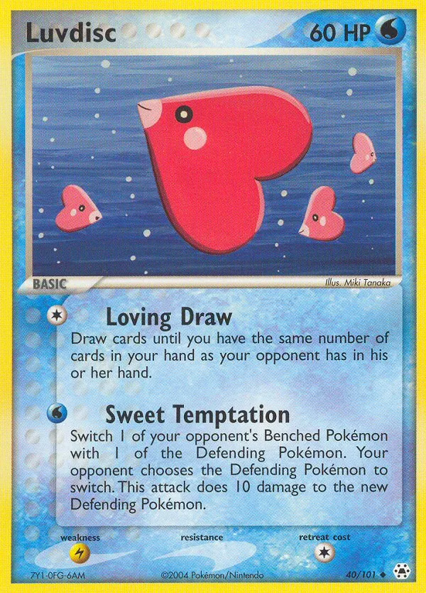 Luvdisc EX Hidden Legends card