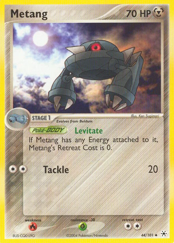 Metang EX Hidden Legends card